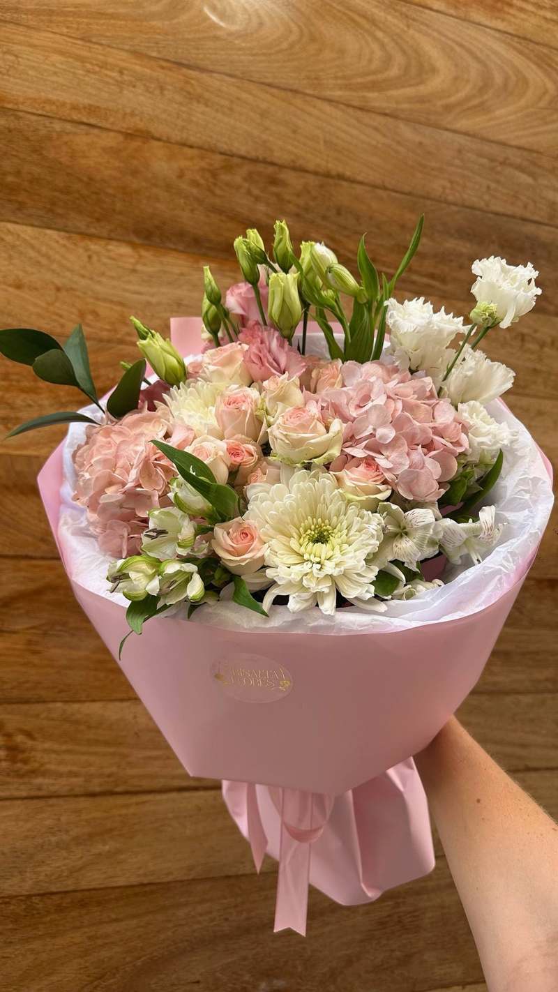 Mix con mini hortensia 1